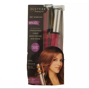 InStyler Rotating Curling Iron 1 1/4" Pink Barrel